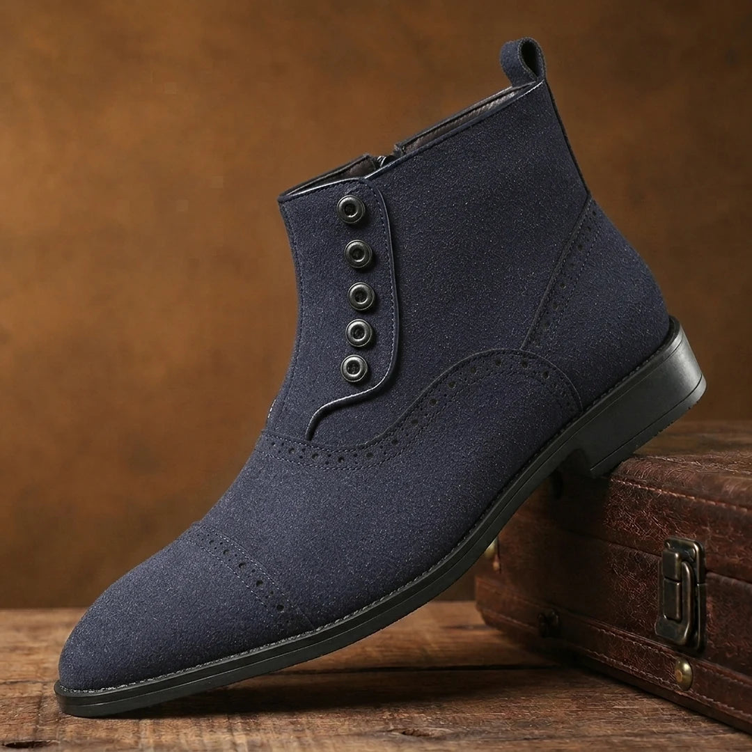 Classic Button Ankle Boots
