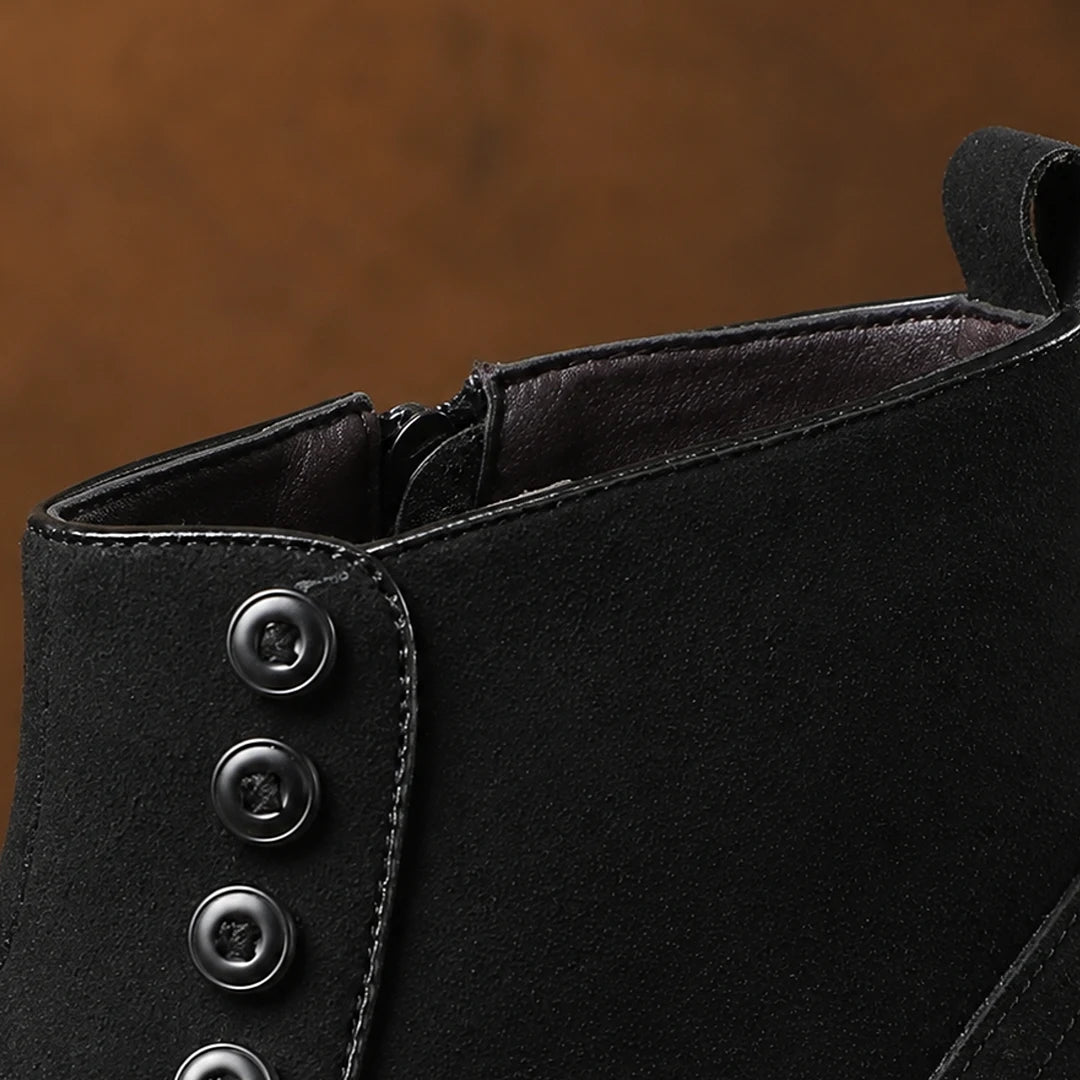 Classic Button Ankle Boots