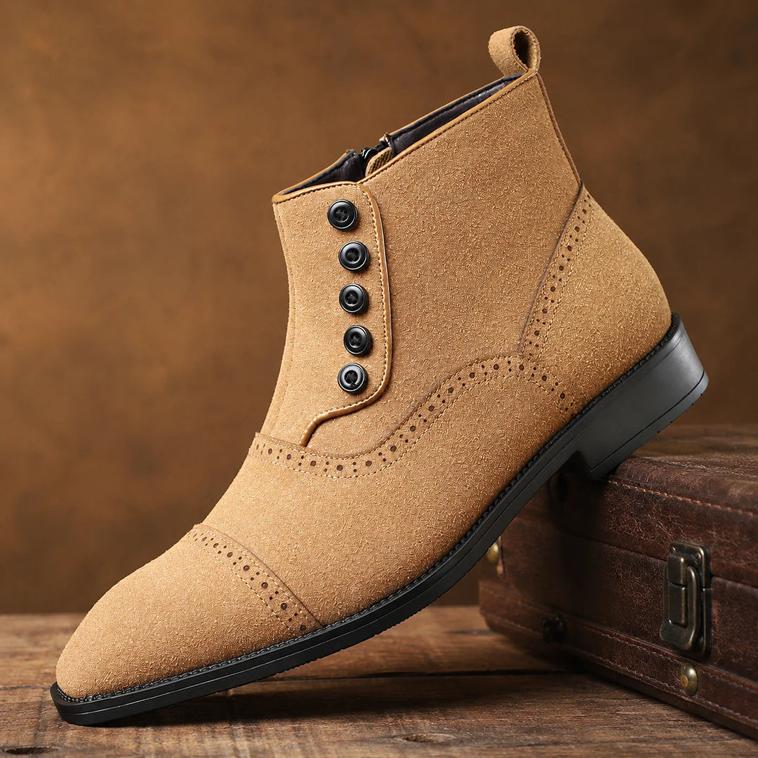 Classic Button Ankle Boots
