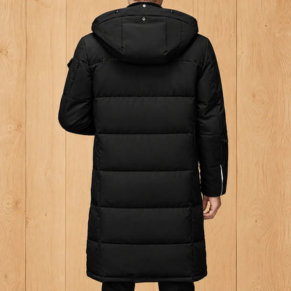 Long Hooded Puffer Coat