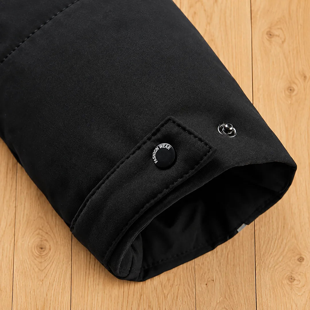 Long Hooded Puffer Coat