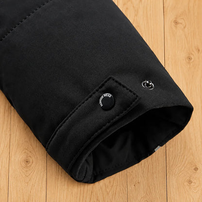 Long Hooded Puffer Coat