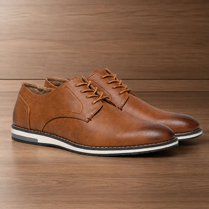 Refined Casual Lace-Up Shoes