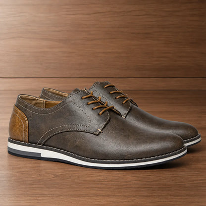 Refined Casual Lace-Up Shoes