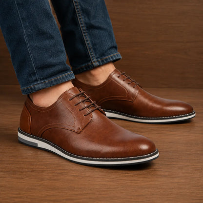 Refined Casual Lace-Up Shoes