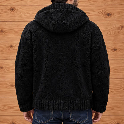 Reversible Hooded Cardigan