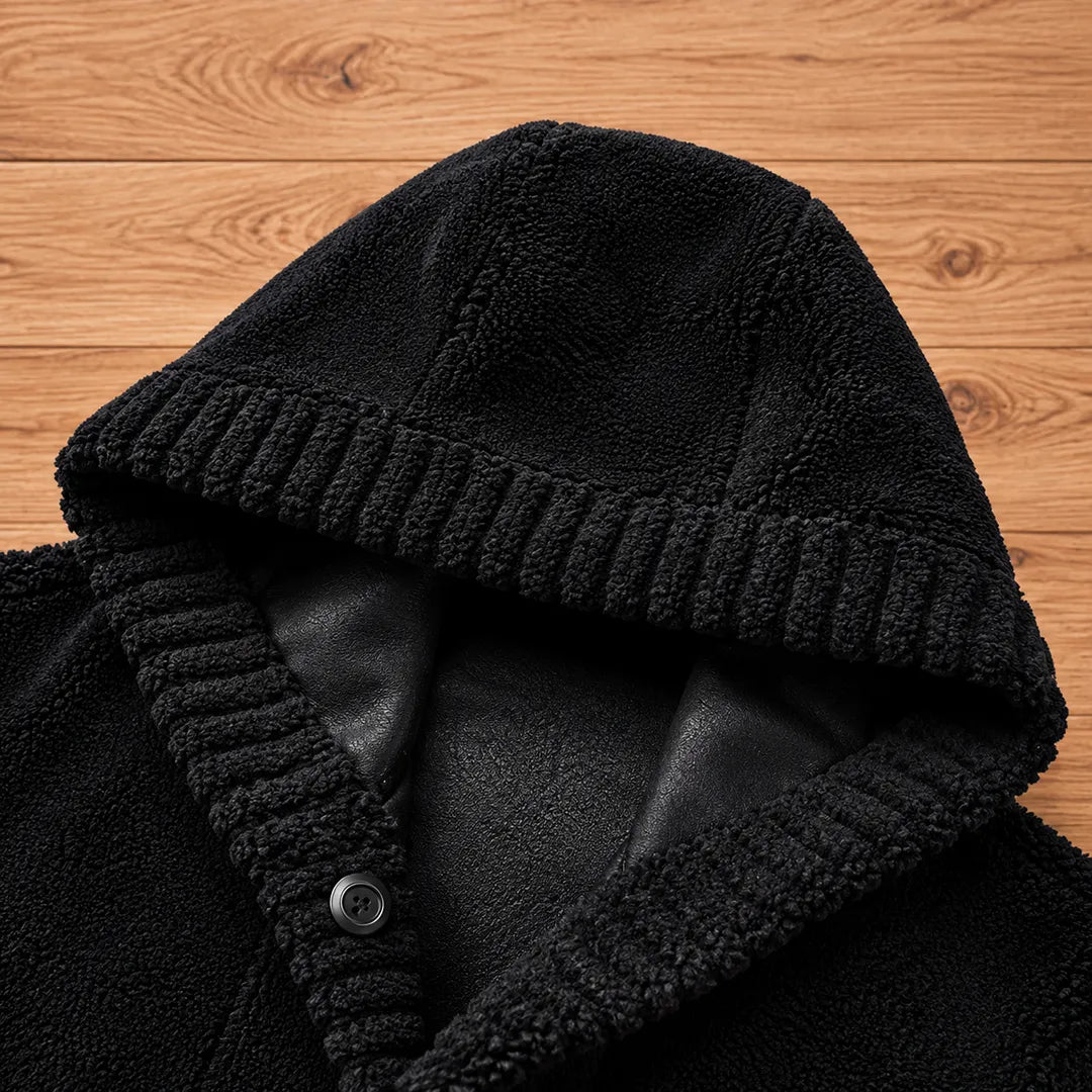Reversible Hooded Cardigan