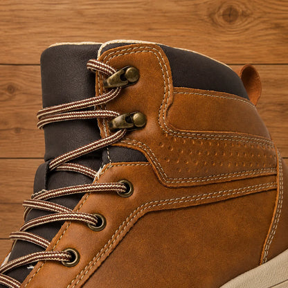 Rugged Casual Ankle Boots